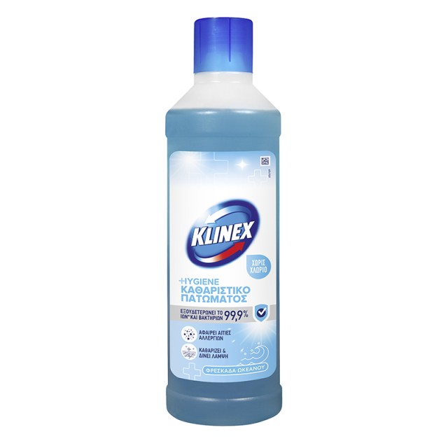 Klinex Hygiene Φρεσκάδα Ωκεανού, Υγρό Καθαριστικό Πατώματος, 1lt