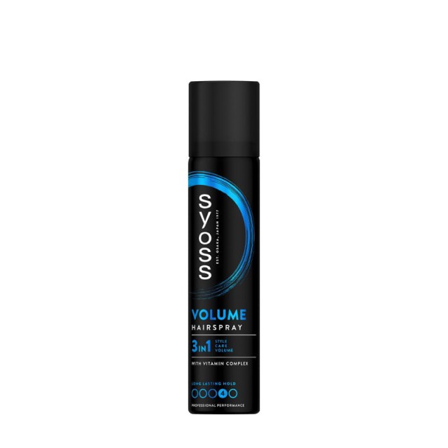 Syoss Volume Lift Hairspray, Λακ για Πλούσια Μαλλιά με Όγκο, 75ml, TRAVEL SIZE