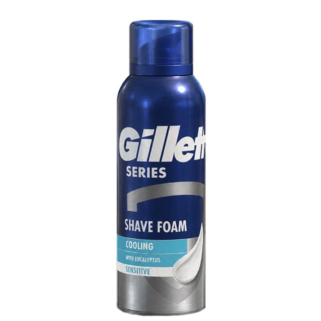 Gillette Series Αφρός Ξυρίσματος Cooling Sensitive 200ml