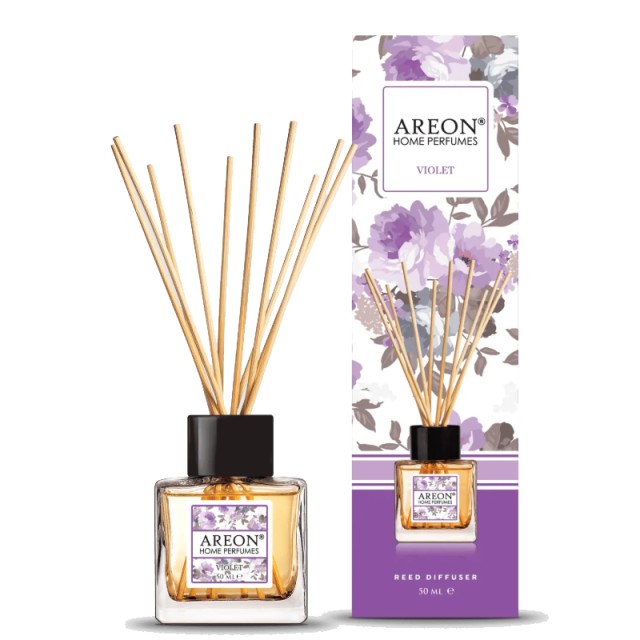 Areon Botanic Violet, Αρωματικά Στικς Χώρου, 50ml
