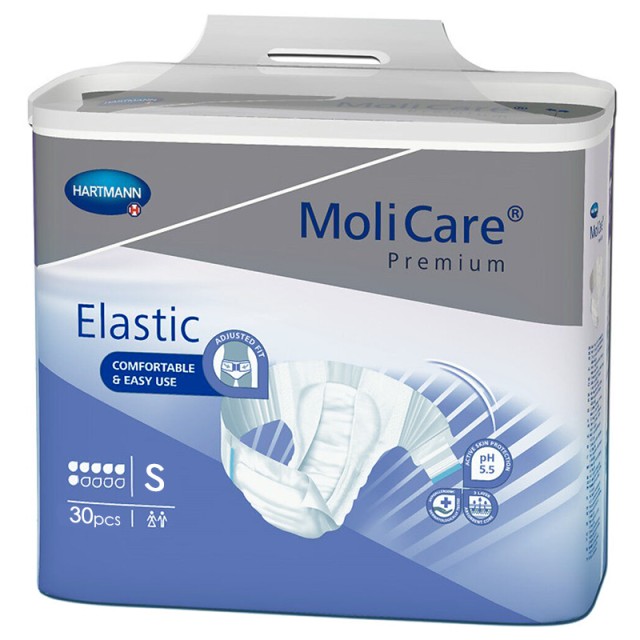 Hartmann MoliCare Premium Elastic, Πάνες Ακράτειας 6 σταγόνες No S, 30τμχ