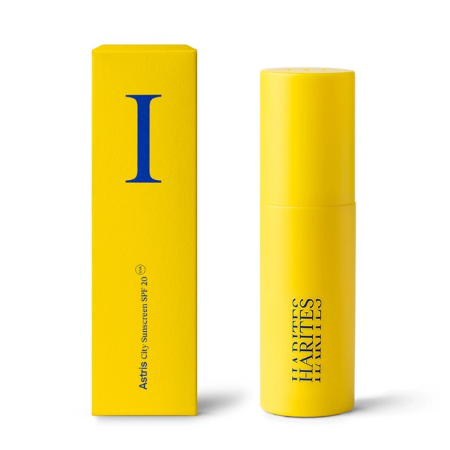 Harites Astris City Face Sunscreen SPF20, Αντηλιακό Προσώπου με Ανάλαφρη Σύνθεση για Όλους του Τύπους Δέρματος, 50ml