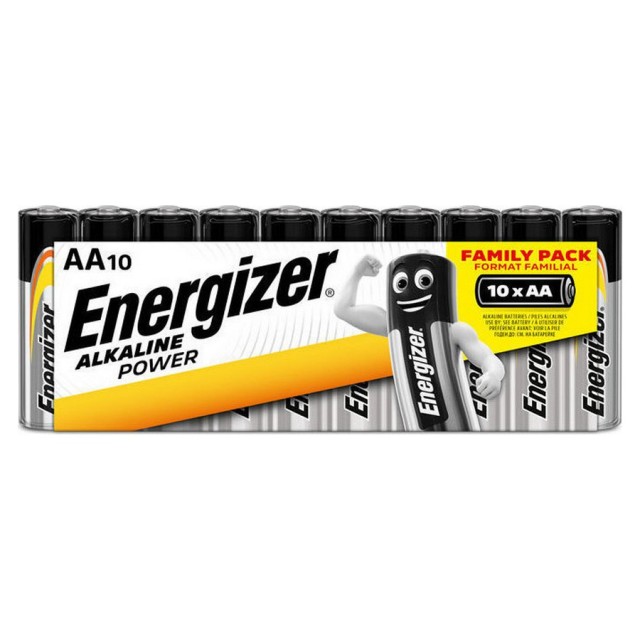 Energizer LR6 Alkaline Power AA Aλκαλικές Mπαταρίες Τάσης 1.5V, 10τμχ