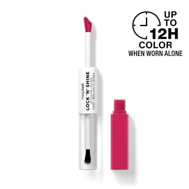 Wet n Wild Megalast Lock n Shine Lip Color & Gloss Irresistible, 8ml