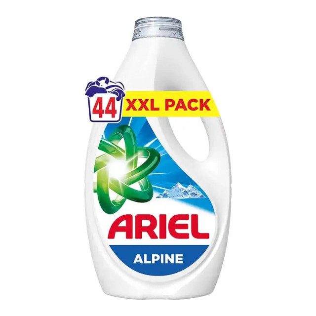 Ariel Alpine Υγρό Απορρυπαντικό Ρούχων 44 Πλύσεις 1980 ml