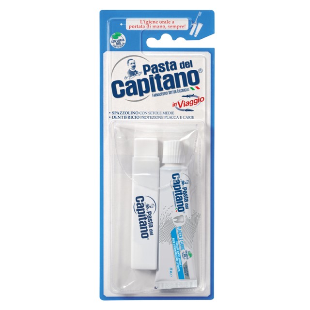 Pasta Del Capitano Travel Kit με Οδοντόβουρτσα,1τεμ & Οδοντόκρεμα, 25ml, 1τεμ