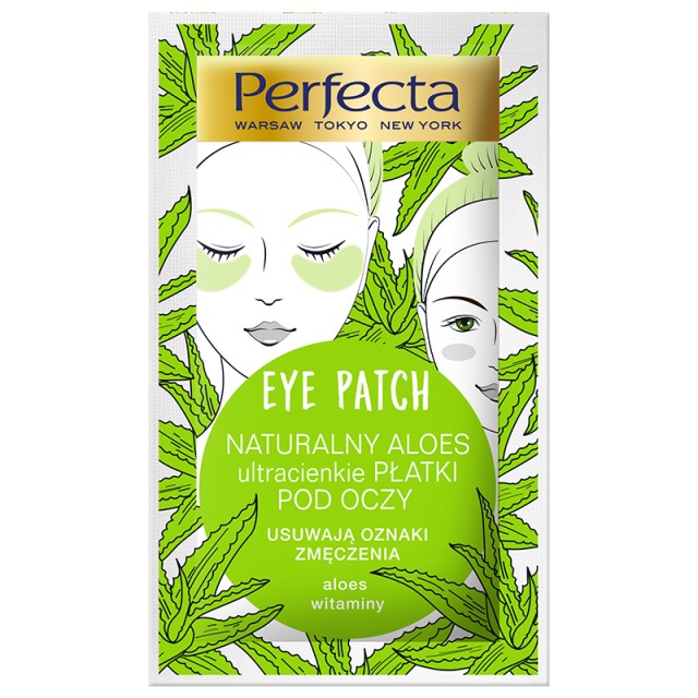 Perfecta Eye Patch Hydrogen Aloe, Επιθέματα Ματιών κατά των Σακούλων & των Ρυτίδων στα μάτια