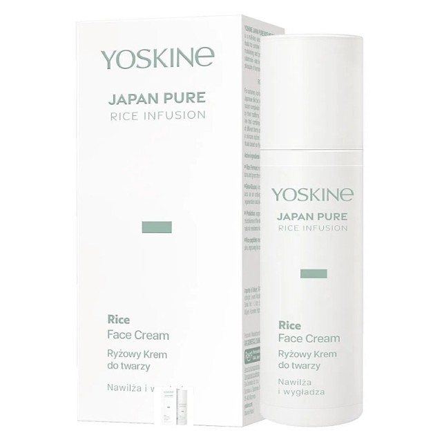 Yoskine Japan Pure Rice Infusion Rice Face Cream, Κρέμα Προσώπου με Ρύζι, 50ml