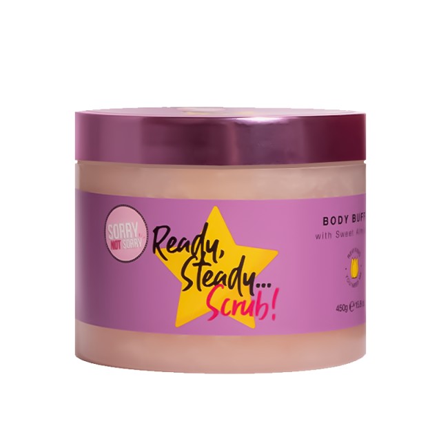 SO…? Sorry Not Sorry Ready, Steady, Scrub Body Buffer, Απολεπιστικό Σώματος 450g