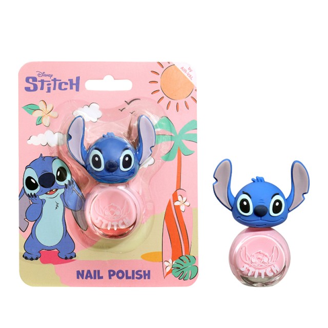 AIR-VAL Stitch Nail Polish Light Pink, Παιδικό Βερνίκι Νυχιών Ανοιχτό Ροζ 8ml