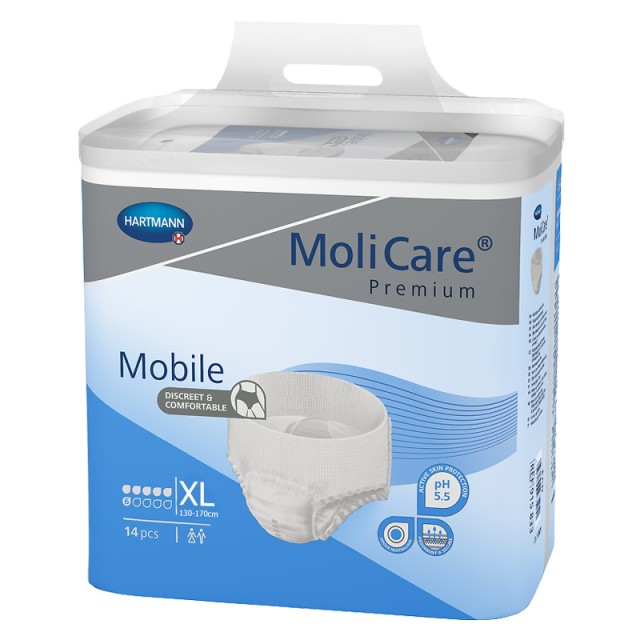 Hartmann Molicare Premium Mobile 6 Drops, Εσώρουχα Ακράτειας Ενηλίκων, XLarge, 14τμχ