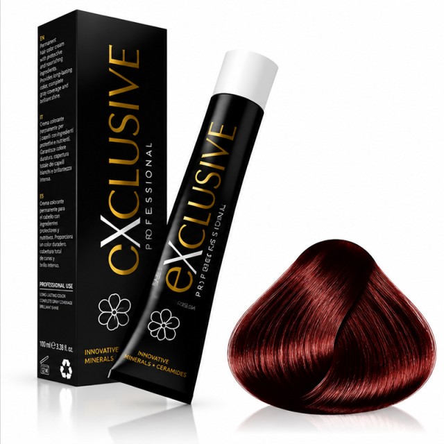 Exclusive Professional Hair Color Cream Βαφή Μαλλιών 100 ml No 6.46