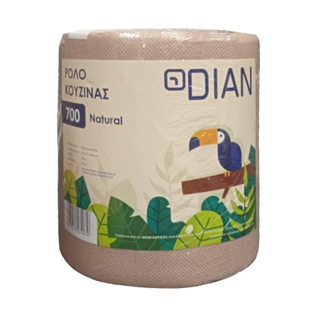 Dian Natural, Χαρτί Κουζίνας 2φυλλο 700γρ, 1τμχ