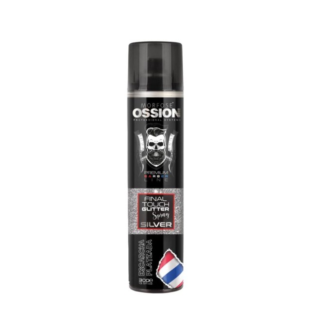 Morfose Ossion Glitter Σπρέυ Μαλλιών Ασημί, 300ml