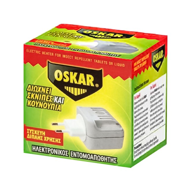 Oskar Εντομοαπωθητική Συσκευή 2πλης Χρήσης για Ταμπλέτα & Υγρό, 1τμχ