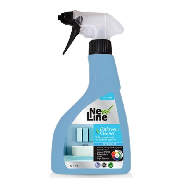 New Line Bathroom Cleaner Spray, Υγρό Καθαρισμού Για Χώρους Υγιεινής, 500ml