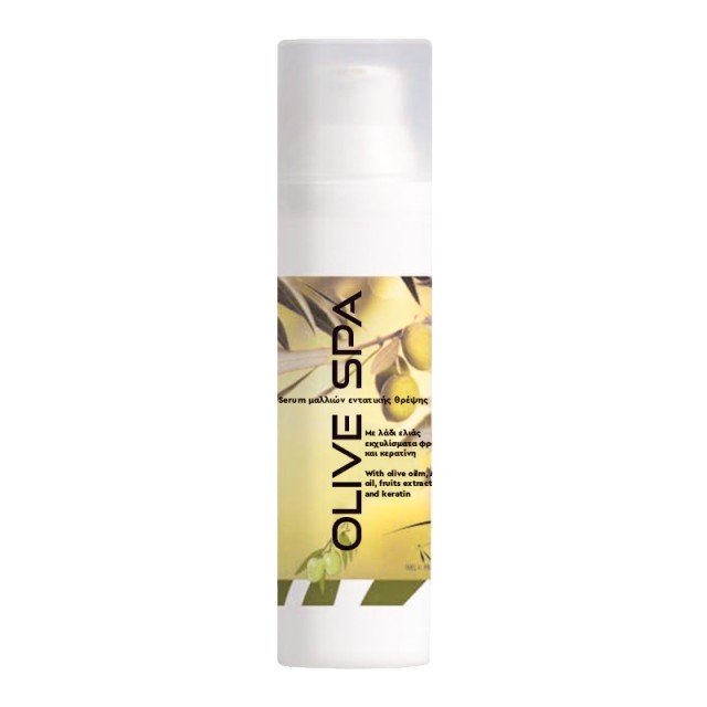 Imel Olive Spa Hair Serum, Ορός Μαλλιών Εντατικής Θρέψης με Λάδι Ελιάς, Εκχυλίσματα Φρούτων & Κερατίνη, 75ml