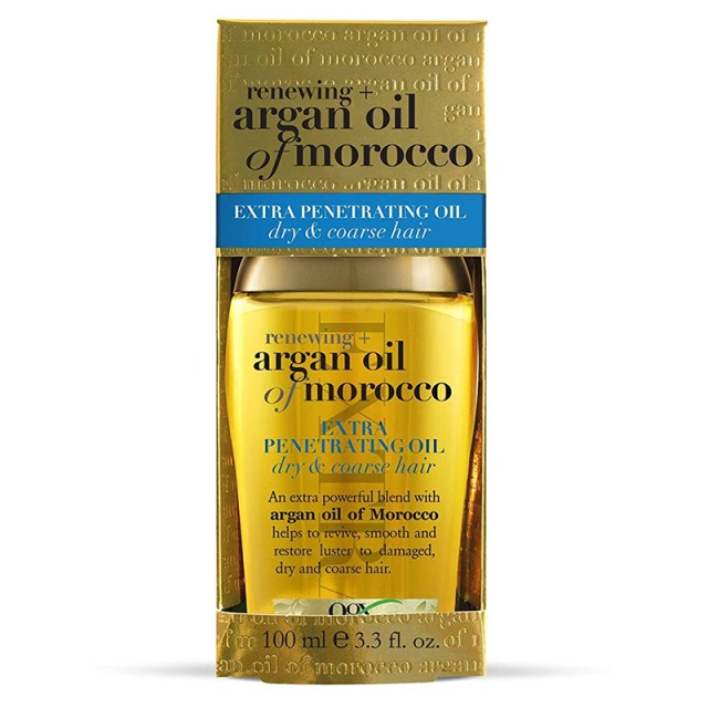 OGX Argan Oil of Morocco Extra Strength Penetrating Oil, Έλαιο Αναδόμησης Μαλλιών με Έλαιο Argan, 100ml