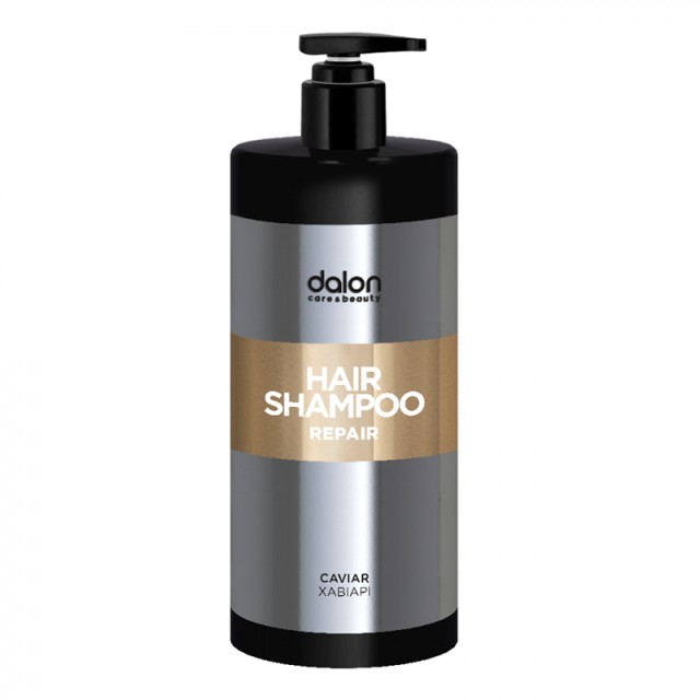 Dalon Repair Shampoo, Σαμπουάν Επανόρθωσης με Χαβιάρι για Ταλαιπωρημένα & Θαμπά Μαλλιά, 1000ml