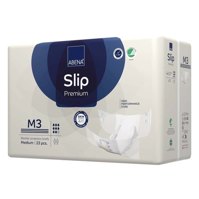 Abena Slip Premium M3 - Medium (70-110cm), Πάνα Ακράτειας Ενηλίκων, 23τμχ