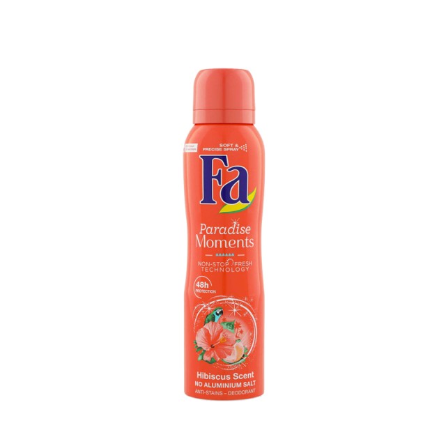 Fa Paradise Moments, Γυναικείο Αποσμητικό Σπρέι, 150ml