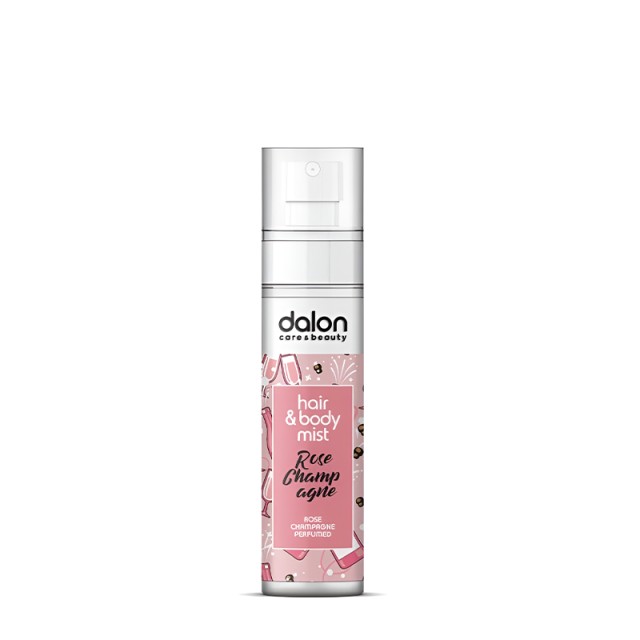 Dalon Hair & Body Mist Rose Champagne, Αρωματικό Μist για Μαλλιά & Σώμα, 100ml
