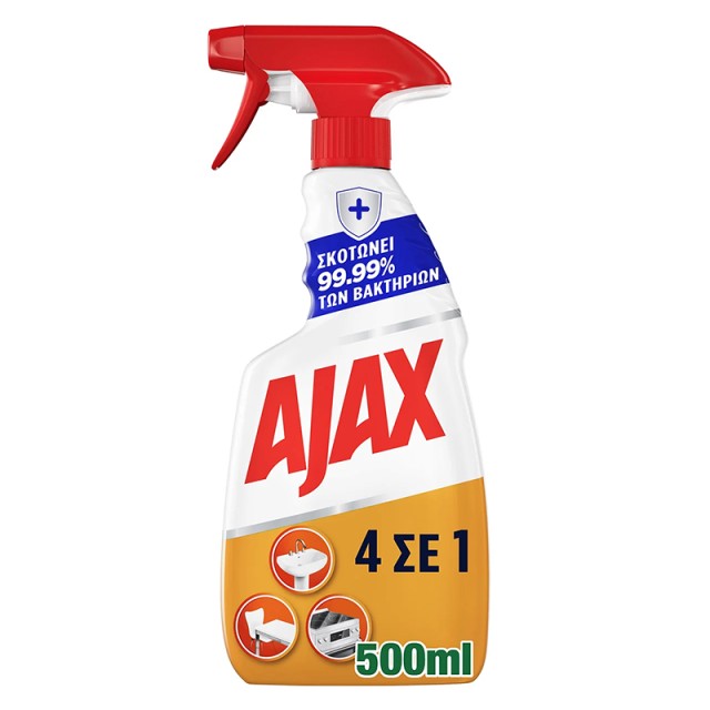 Ajax 4 σε 1, Καθαριστικό Σπρέι Επιφανειών 500ml