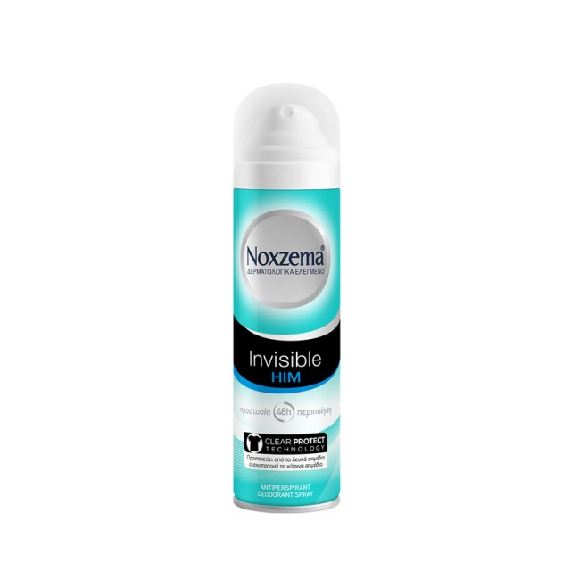 Noxzema Invisible Him, Ανδρικό Αποσμητικό Σπρέι, 150ml