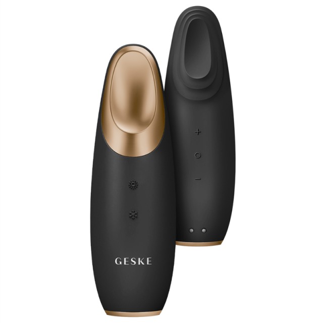 Geske Warm & Cool Eye Energizer 6in1 Gray, Συσκευή Μασάζ Ματιών για Πρήξιμο, Σακούλες & Λεπτές Γραμμές, 1 τεμ.