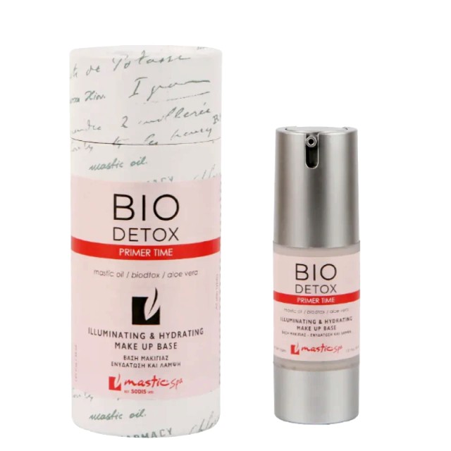 Mastic Spa Biodetox Primer Time Βάση Μακιγιάζ για Ενυδάτωση & Λάμψη, 30ml