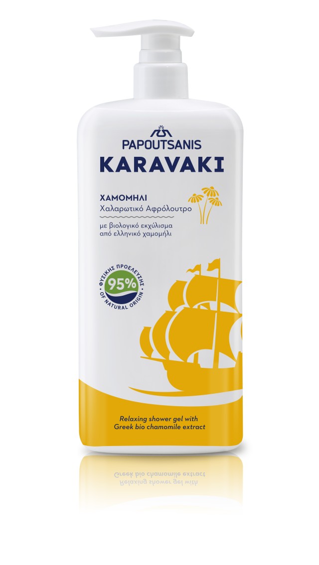Papoutsanis Karavaki Αφρόλουτρο Χαμομήλι, 750ml