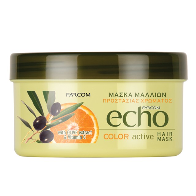 Echo Color Active Μάσκα για Βαμμένα & με Ανταύγειες Μαλλιά, 250ml
