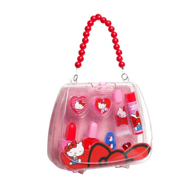 AirVal Hello Kitty Make Up Compact Bag, Παιδική Τσάντα Μακιγιάζ