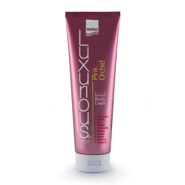 Intermed Luxurious Moisturizing Body Cream Pink Orchid, Ενυδατική Κρέμα Σώματος, 280ml