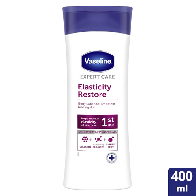 Vaseline Elasticity Restore Body Lotion, Λοσιόν Σώματος για Επαναφορά Ελαστικότητας, 400ml