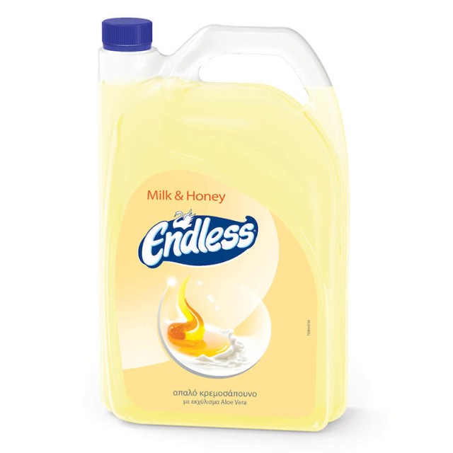 Endless Milk & Honey,  Ανταλλακτικό Κρεμοσάπουνο Χεριών με Aloe Vera, 4lt