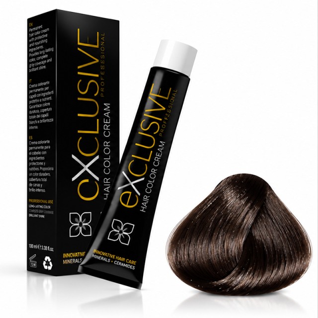 Exclusive Professional Hair Color Cream Βαφή Μαλλιών 100 ml No 8.71