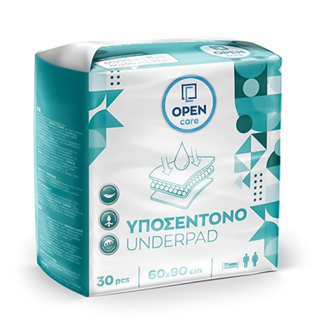 Open Care Under Pads, Υποσέντονα 60x90cm, 30τμχ  43gr.