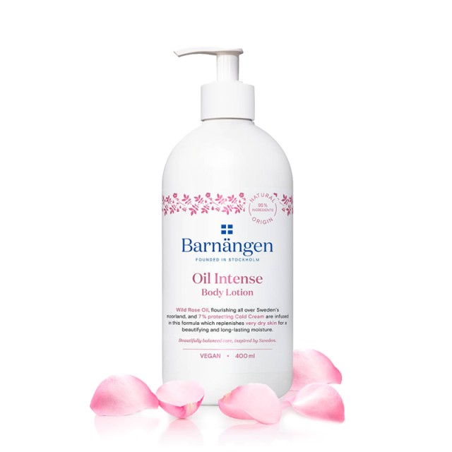 Barnängen Oil Intense Body Lotion, Ενυδατική Λοσιόν Σώματος για Ξηρό & Πολύ Ξηρό Δέρμα, 400ml