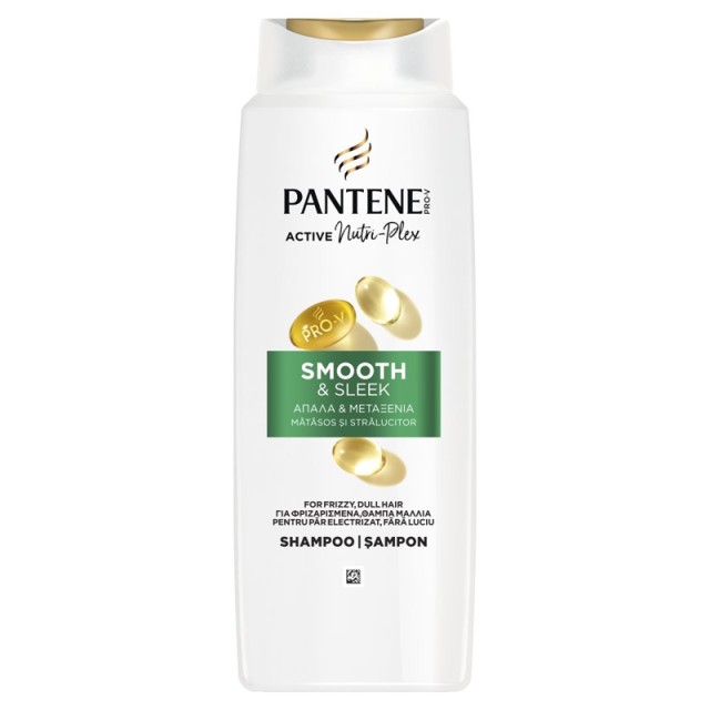 Pantene Pro-V Nutri Plex Smooth & Sleek Shampoo, Σαμπουάν Για Μεταξένια Απαλότητα & Έλεγχο Φριζαρίσματος, 625ml