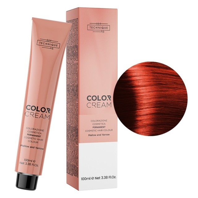 Technique Color Cream Metal Shades, Μόνιμη Βαφή σε Σωληνάριο, 100ml - Χάλκινο 044