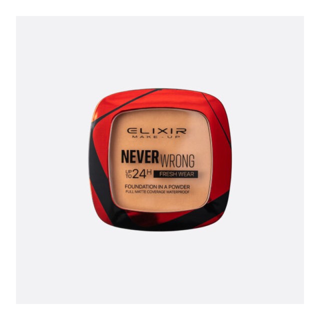 Elixir Never Wrong Foundation in a Powder Νο944D Foundation σε Πούδρα 6 g