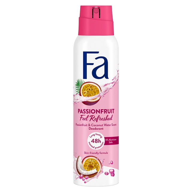 Fa Passion Fruit & Coconut Water Scent Deo Spray, Αποσμητικό Σπρέι 150ml