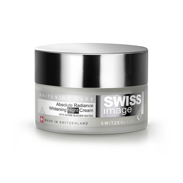 Swiss Image Absolute Radiance Whitening Night Cream, Κρέμα Νύχτας Καταπολέμησης Θαμπάδας & Πανάδων, 50ml