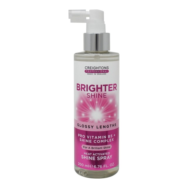 Creightons Brighter Shine Glossy Lengths Spray Λάμψης Μαλλιών 200ml