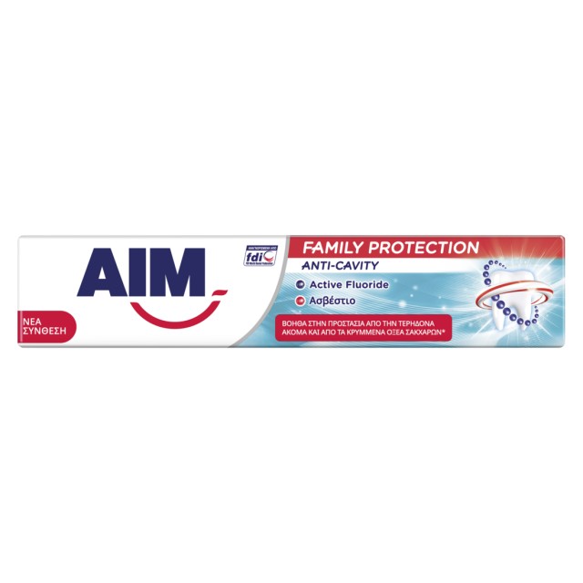 Aim Family Protection Anticavity, Οδοντόκρεμα, 75ml