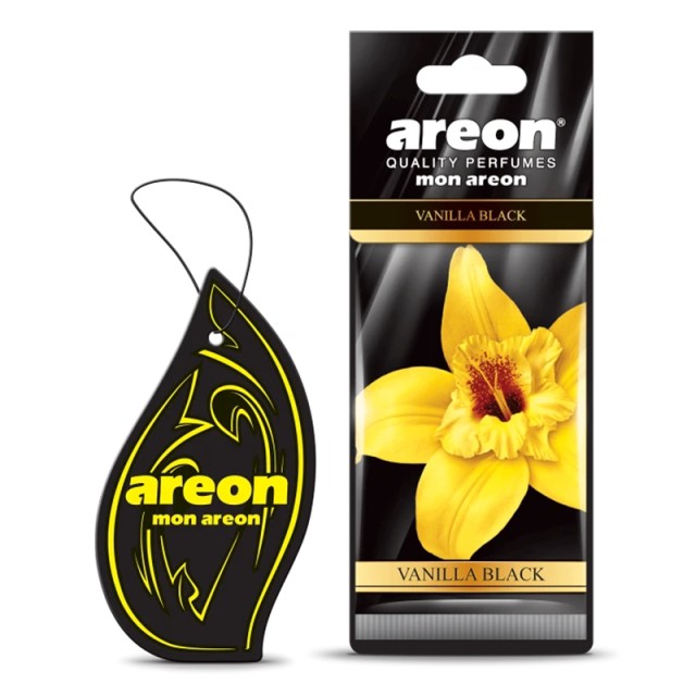 Areon Mon Areon Vanilla Black, Κρεμαστό Αρωματικό Αυτοκινήτου