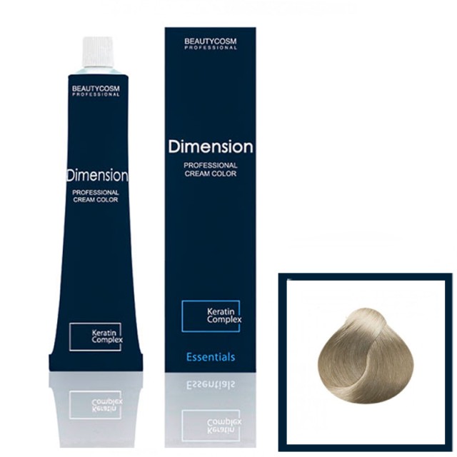 Dimension Hair Color Cream Νο 12.02 Κατάξανθο Ξανθιστικό Περλέ, Επαγγελματική Βαφή Μαλλιών με Σύμπλεγμα Πρωτεϊνών Κερατίνης, 100ml