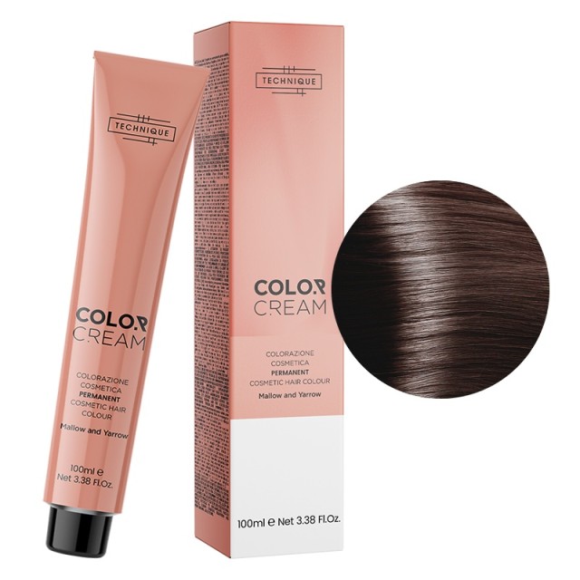 Technique Color Cream Gold Αποχρώσεις, Μόνιμη Βαφή σε Σωληνάριο, 100ml - Ξανθό Χρυσό Περλέ 7.32