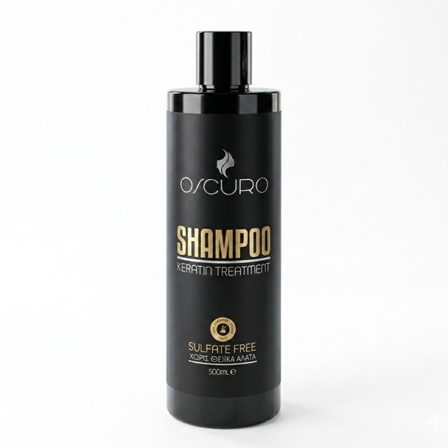Οscuro Shampoo Keratin Soulfates Free, Σαμπουάν Χωρίς Θειικά Άλατα, 500ml